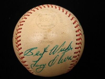 1970's Baseball Stars Autographed Baseball - 7 Signatures - B&E Hologram