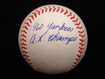 Jack DeMaestro Autographed Official American League Baseball - PSA