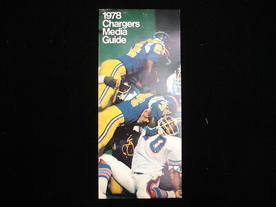 1978 San Diego Chargers NFL Media Guide