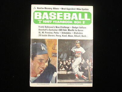 1967 Baseball Yearbook Magazine – Frank Robinson & Sandy Koufax Cover