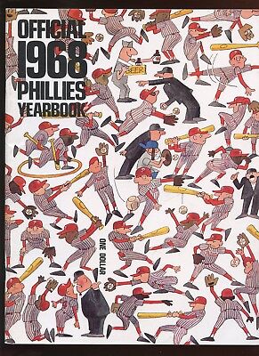 1968 MLB Baseball Philadelphia Phillies Yearbook EX+