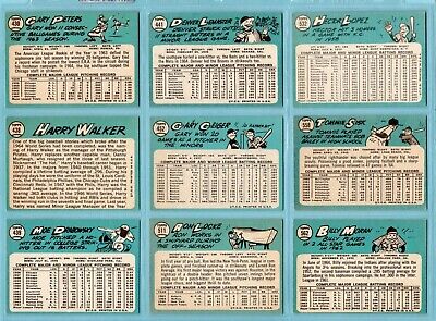 1965 Topps Lot of 21 Different Baseball Cards EX    