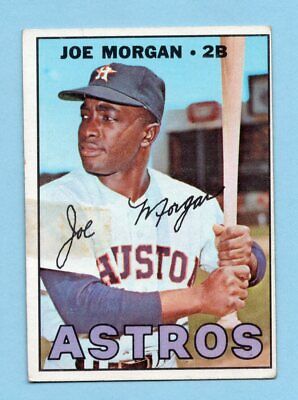 1967 Topps #337 Joe Morgan Houston Astros Baseball Card EX o/c stain   