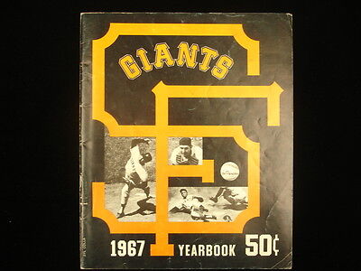 1967 San Francisco Giants Baseball Yearbook