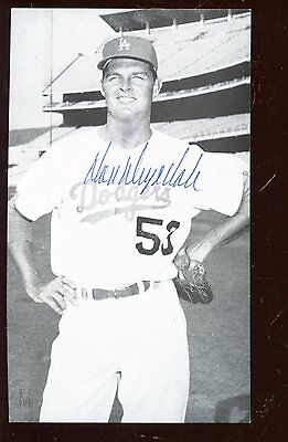 JD McCarthy Baseball Postcard Don Drysdale Autographed Hologram