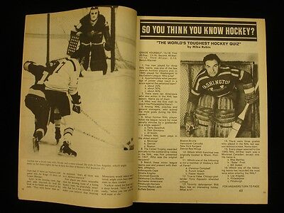 February 1973 Action Sports Hockey Magazine - St. Louis Blues Cover