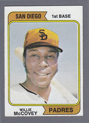 1974 Topps #250 Willie McCovey San Diego Padres Baseball Card NM o/c