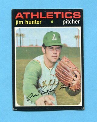 1971 Topps #45 Catfish Hunter Oakland A's Baseball Card Vg/Ex