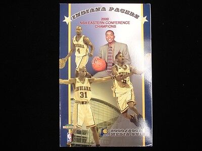 2000-2001 Official Indiana Pacers Media Guide