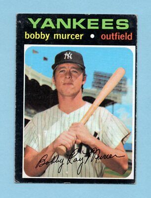 1971 Topps #635 Bobby Murcer New York Yankees Baseball Card EX o/c