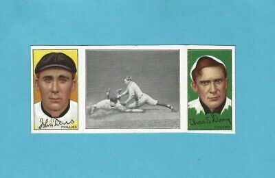 1912 T202 Hassan Triple Folders Dooin Gets His Man Dooin/Titus Baseball Card Ep 