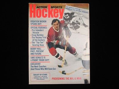 December 1975 Action Sports Hockey Magazine - Guy Lafleur Cover