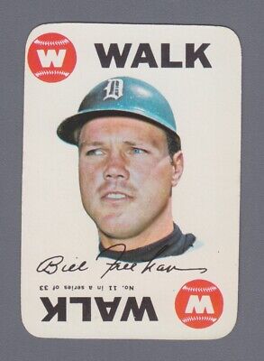 1968 Topps Game Insert #11 Bill Freehan Detroit Tigers Baseball Card 