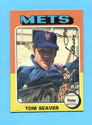 1975 Topps #370 Tom Seaver New York Mets Baseball Card Ex/Mt app tp mks t/b