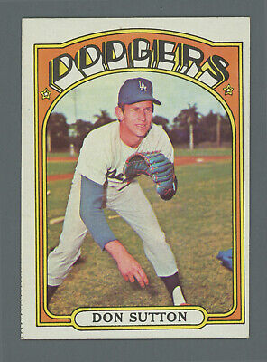 1972 Topps #530 Don Sutton LA Dodgers Semi-High Number Baseball Card Ex/Mt dmsp 