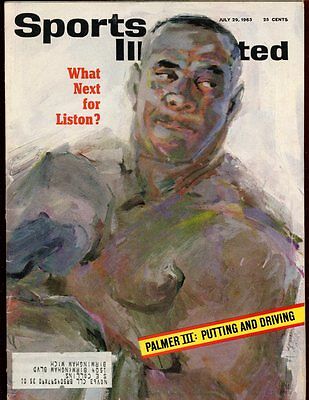 July 29 1963 Sports Illustrated Magazine With Sonny Liston Cover EXMT