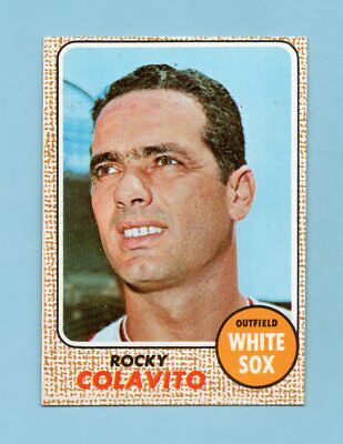 1968 Topps #99 Rocky Colavito Chicago White Sox Baseball Card NM 