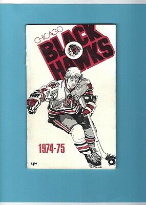 1974-75 NHL Chicago Black Hawks Media Guide