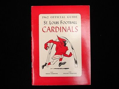 1962 St. Louis Cardinals Football Media Guide