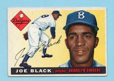 1955 Topps #156 Joe Black Brooklyn Dodgers Baseball Card Vg/Ex pmob