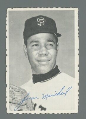 1969 Topps Deckle Edge #32 Juan Marichal San Francisco Giants Baseball Card  