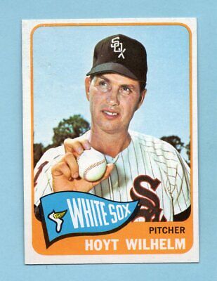 1965 Topps #276 Hoyt Wilhelm Chicago White Sox Baseball Card NM frt blurry bk  