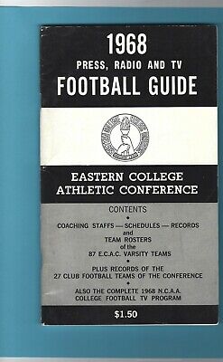 1968 Eastern College Athletic Conference Football Media Guide 