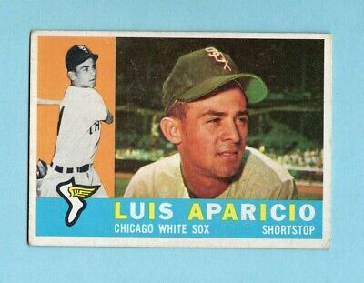 1960 Topps #240 Luis Aparicio Chicago White Sox Baseball Card EX twtl  