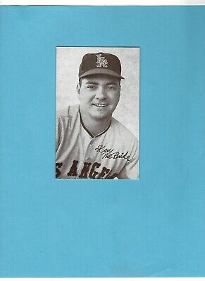 1947-66 Exhibit Ken McBride Los Angeles Angles Baseball Card  