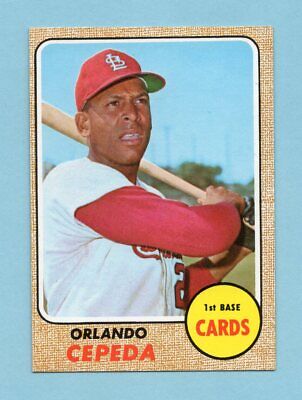 1968 Topps #200 Orlando Cepeda St. Louis Cardinals Baseball Card Ex/Mt o/c 