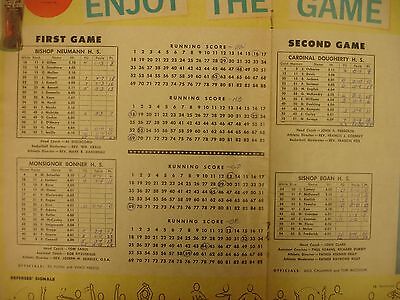 1964 Philadelphia Catholic High School Playoff Program VGEX