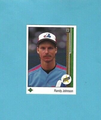 1989 Upper Deck #25 Randy Johnson Montreal Expos Rookie Baseball Card NM