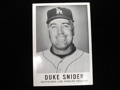 1960 Leaf #37 Duke Snider Los Angeles Dodgers - EX+