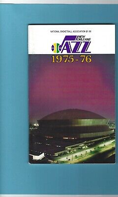 1975-76 NBA New Orleans Jazz Yearbook & Media Guide