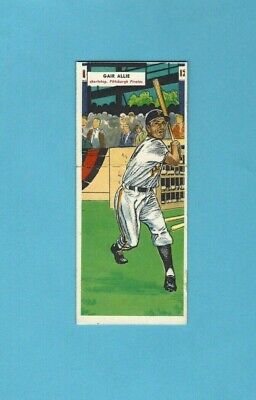 1955 Topps Doubleheaders #s 71/72 Gair Allie / Grady Hatton Baseball Card