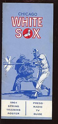 1964 Chicago White Sox Press Radio TV Media Guide EXMT