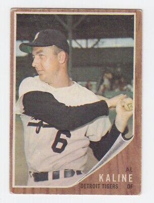 1962 Topps #150 Al Kaline Detroit Tigers Baseball Card VG+ 