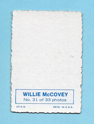 1969 Topps Deckle Edge #31 Willie McCovey San Francisco Giants Baseball Card  