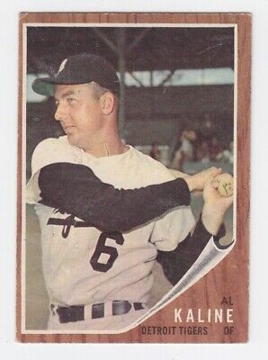 1962 Topps #150 Al Kaline Detroit Tigers Baseball Card Vg/Ex   