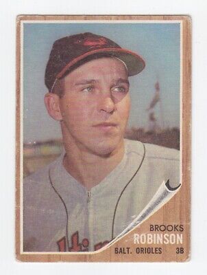 1962 Topps #45 Brooks Robinson Baltimore Orioles Baseball Card VG light wrks