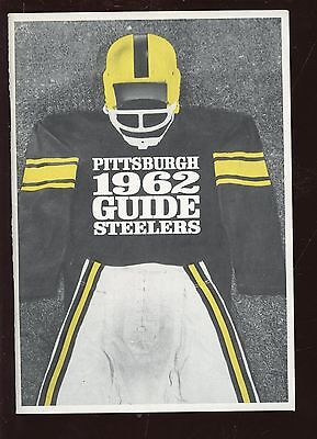 1962 Pittsburgh Steelers NFL Football Press Radio TV Media Guide NRMT