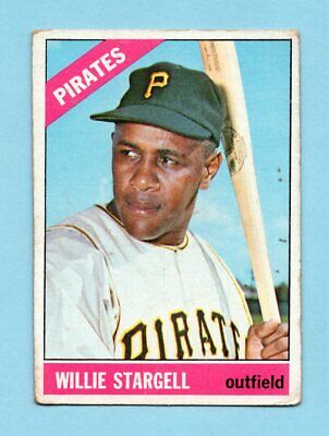 1966 Topps #255 Willie Stargell Pittsburgh Pirates Baseball Card VG wrk