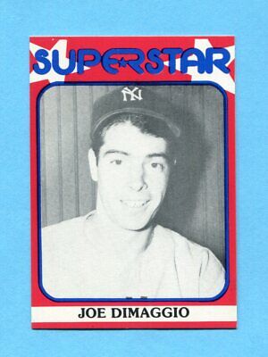 1982 Superstar 2nd Series #79 Joe DiMaggio New York Yankees Baseball Card NM