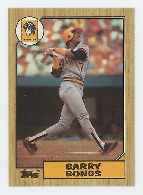 1987 Topps #320 Barry Bonds Pittsburgh Pirates Rookie Baseball Card NM