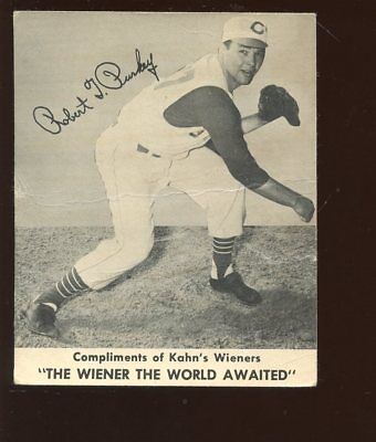 1958 Kahn's Wieners Baseball Card Robert Purkey