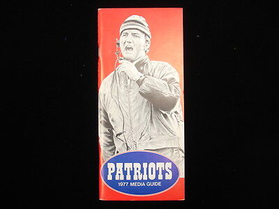 1977 New England Patriots NFL Media Guide