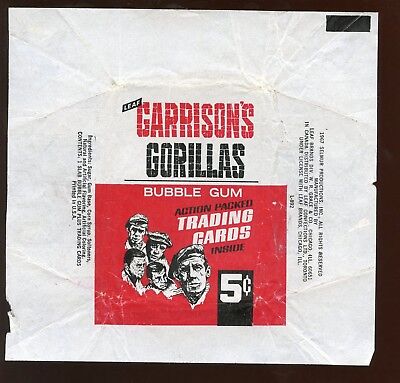 1967 Leaf Garrison's Gorillas 5 Cent Wax Wrapper