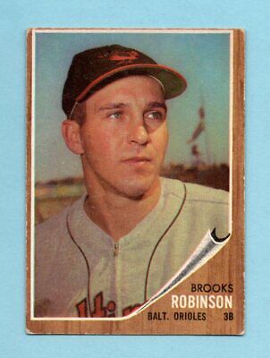 1962 Topps #45 Brooks Robinson Baltimore Orioles Baseball Card VG-EX no creases