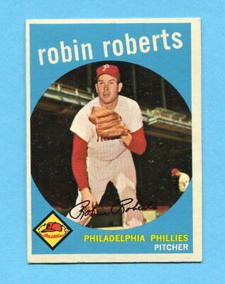 1959 Topps #352 Robin Roberts Philadelphia Phillies Baseball Card Ex/Mt o/c