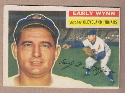 1956 Topps #187 Early Wynn Cleveland Indians Baseball Card EX o/c